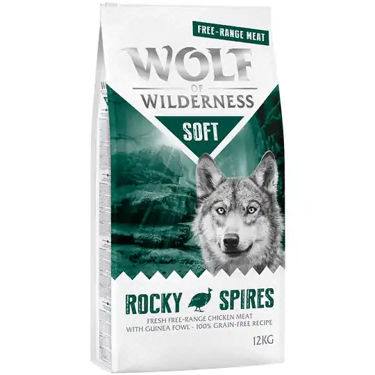 Wolf of Wilderness Soft - Rocky Spires - Free Range Chicken & Guinea Fowl - 1 kg Endast denna vecka