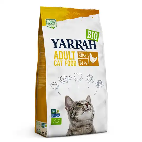 Yarrah Organic med ekologisk kyckling - Ekonomipack 2 x 2,4 kg Köp nu