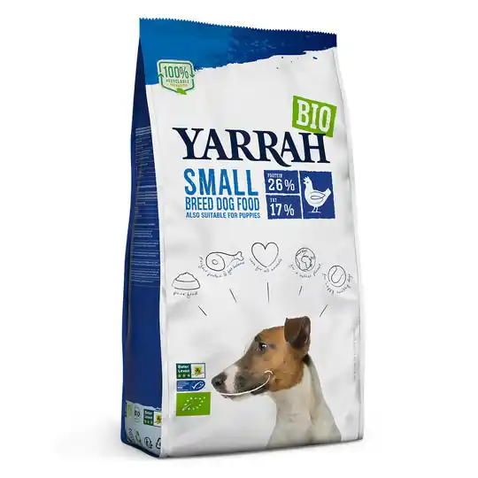 Begränsad tid Yarrah Organic Small Breed med ekologisk kyckling - 5 kg