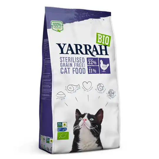 Yarrah Organic Sterilised - 2 kg Expressleverans