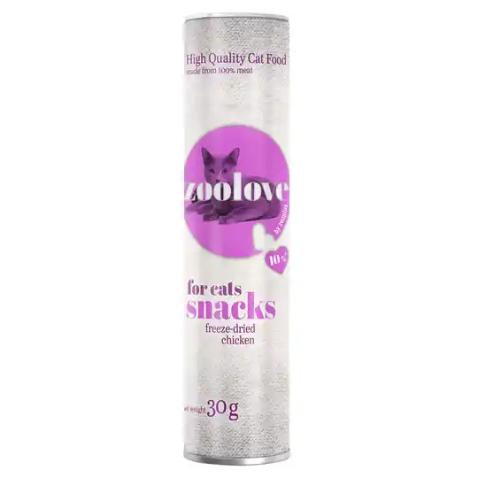 zoolove Kyckling kattgodis - 30 g Nedsatt pris