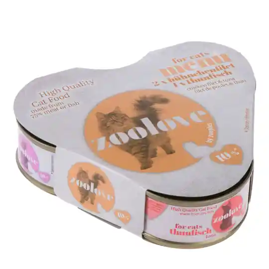 zoolove provpack 3-pack kattfoder - 3-pack i låda (3 x 70 g) Snabb leverans