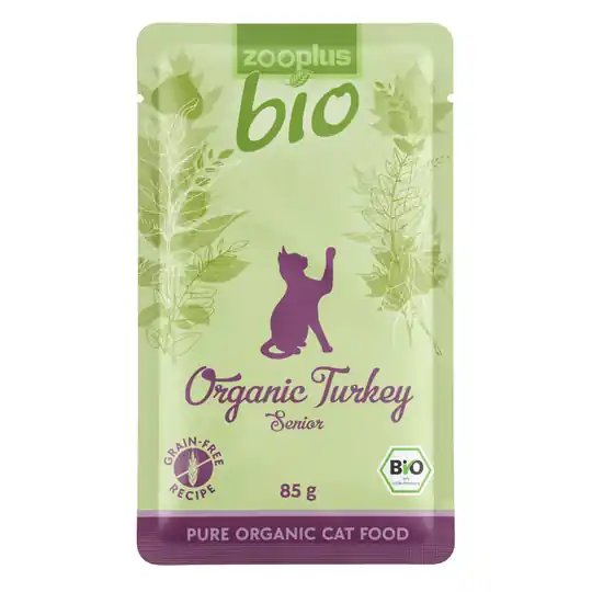 zooplus Bio Senior 6 x 85 g - Eko-kalkon Rabatter