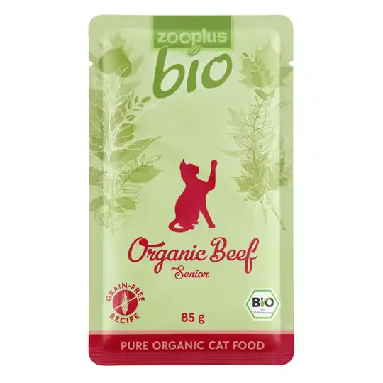 Sista chansen zooplus Bio Senior 6 x 85 g - Eko-nötkött