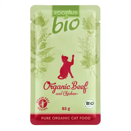 Köp online zooplus Bio säsongsmeny 6 x 85 g - Eko-nötkött & eko-kyckling