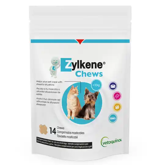 Billigare Zylkene Chew 75 mg för hund/katt - 14 Chews (31,5 g)