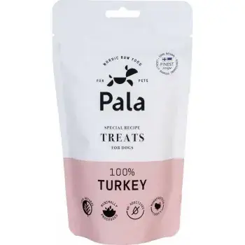 Trygg betalning Hundgodis 100% Kalkon 100g, Pala