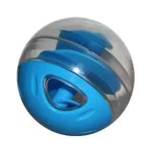 Kattleksak godisboll ljusblå/transparent 8 cm, CatIt Snabb frakt