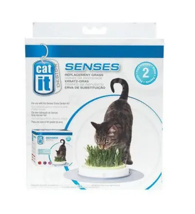 Senses kattgräs refill, Catit Säker betalning