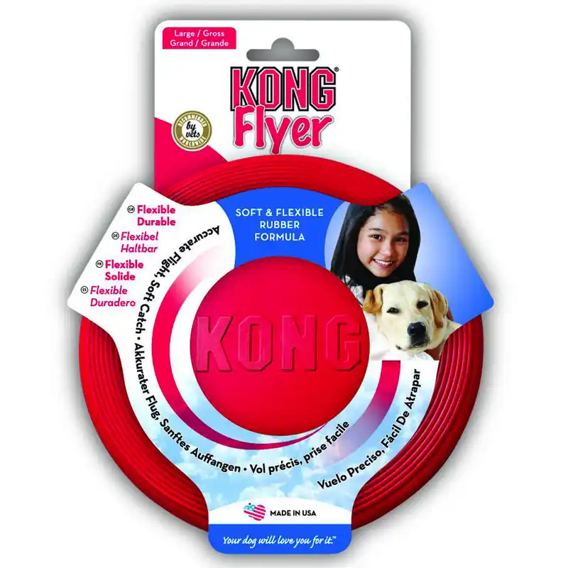 KONG Flyer Dog Frisbee - L Ø ca 23 cm Köp nu