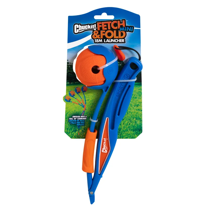 Beställ nu Chuckit! Fetch & Fold Mini Ball Launcher - 18M L 48,9 cm