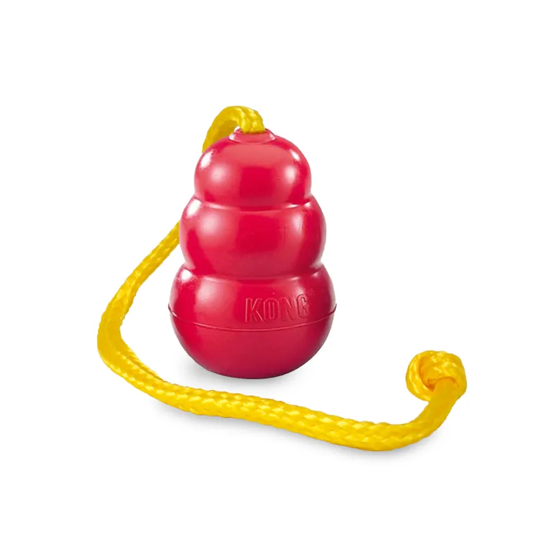 Handla nu KONG Classic med rep - Storlek L ca Ø 7 x L 65 cm