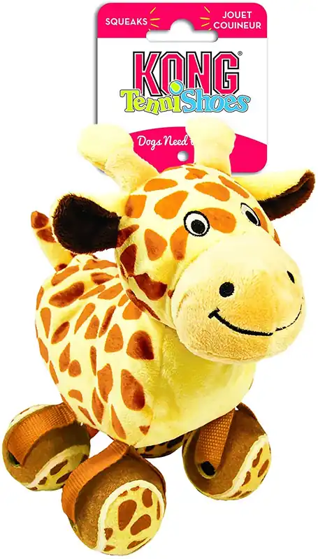 I lager Leksak TenniShoes Giraffe Brun L