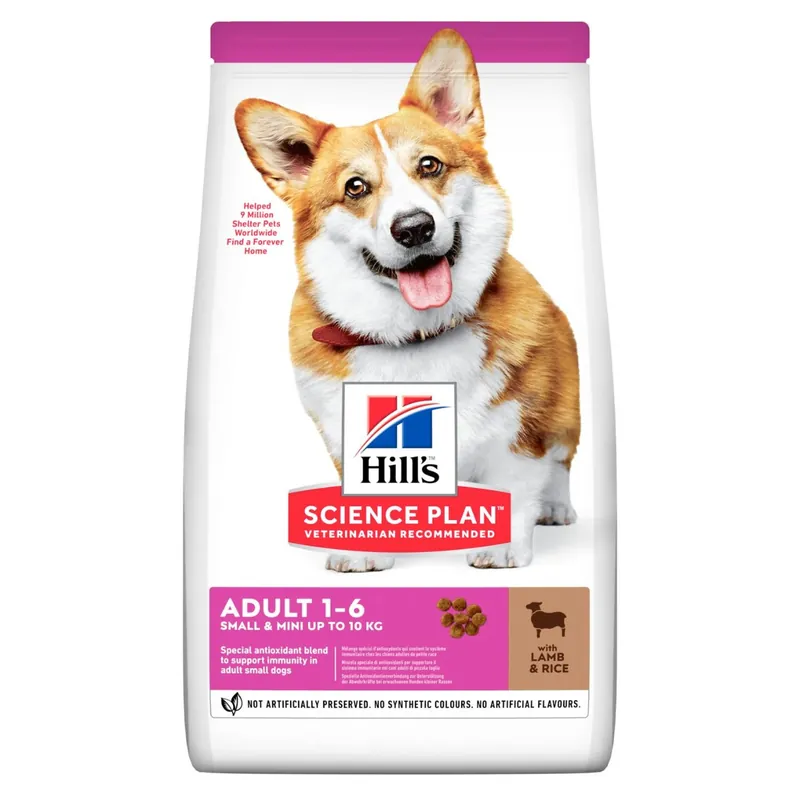 Adult Small & Mini torrfoder med lamm och ris Hundfoder - 1,5 kg Populärt val