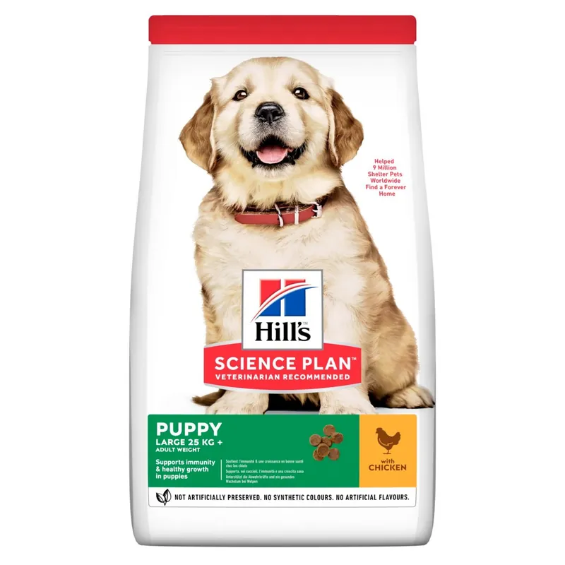 Bästa pris Puppy Large Breed torrfoder med kyckling - 12 kg