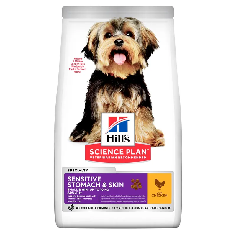 Adult Dog Sensitive Stomach & Skin Small & Mini torrfoder med kyckling Hundfoder - 6 kg Utförsäljning