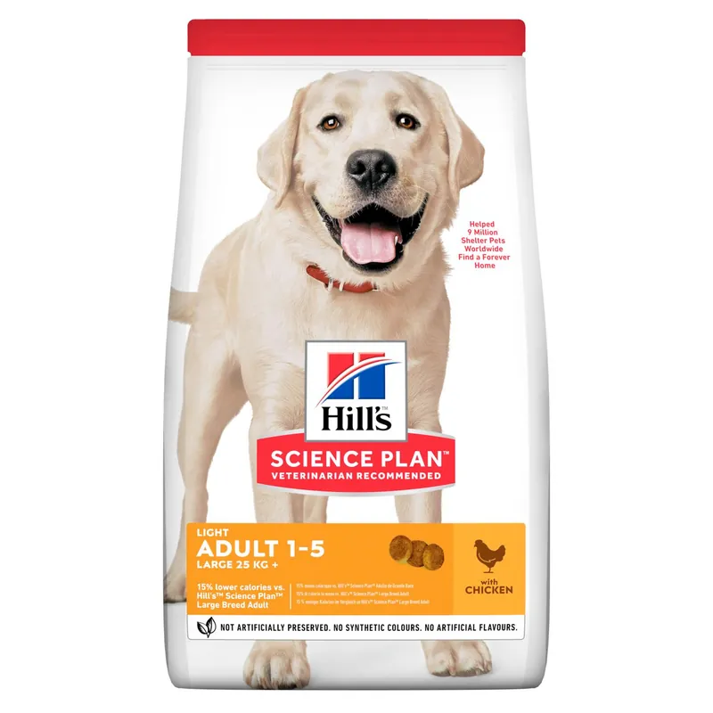Adult Dog Light Large Breed torrfoder med kyckling Hundfoder - 14 kg Rabatter