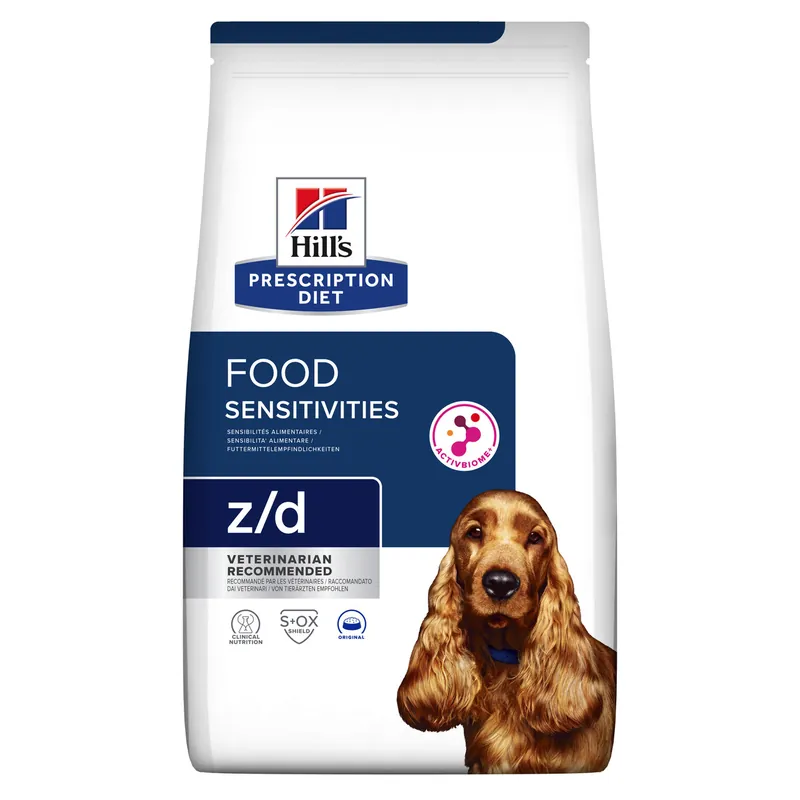 Beställ nu Prescription Diet z/d Food Sensitivities Torrfoder till Hund - 3 kg