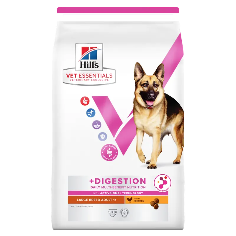 Hill‘s Vet Essentials Canine Adult 1+ Digestive Large Breed Chicken 14 kg Kampanjpris