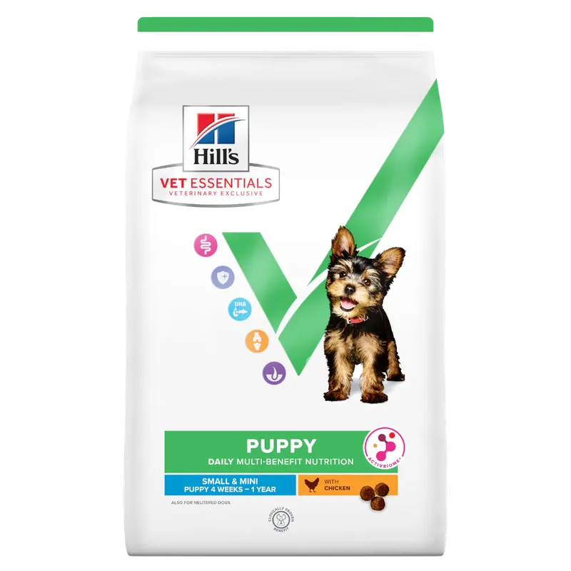 Hill‘s Vet Essentials MULTI-BENEFIT Puppy Small & Mini torrfoder för hundar Sista chansen