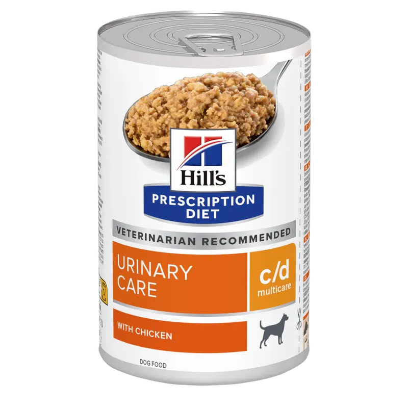 Hill‘s Prescription Diet c/d Urinary Care med kyckling 370 g för hundar Lågt pris