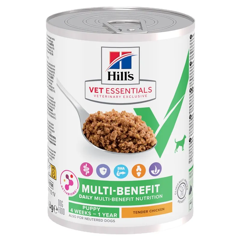 Hill‘s Vet Essentials Puppy Multi-Benefit 4 weeks-1 year Chicken 12x363 g Endast idag