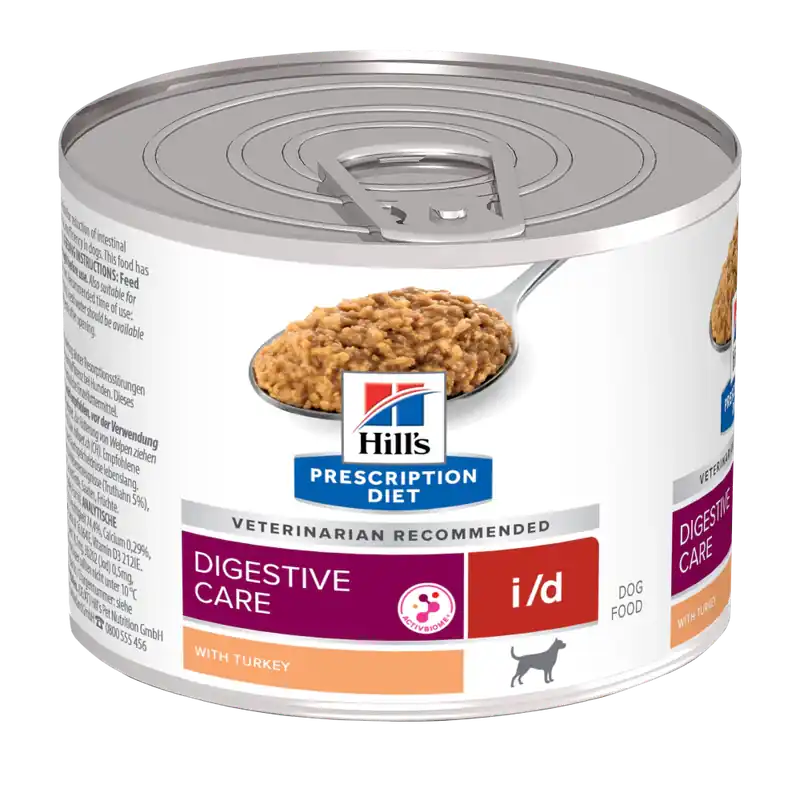Beställ nu Hill‘s i/d Digestive Care med kalkon 200 g för hundar
