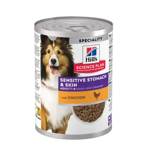 Adult Sensitive Stomach & Skin Våtfoder med kyckling - 12 x 370 g Köp online