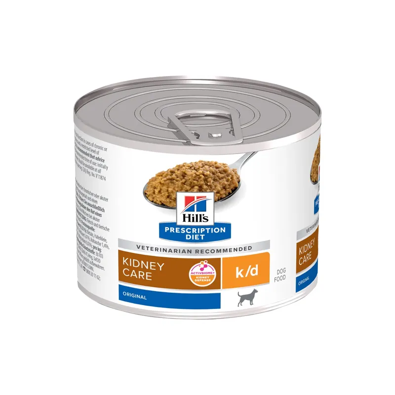 Utförsäljning Hill‘s k/d Kidney Care ActivBiome+ Kidney Defense 180 g för hundar