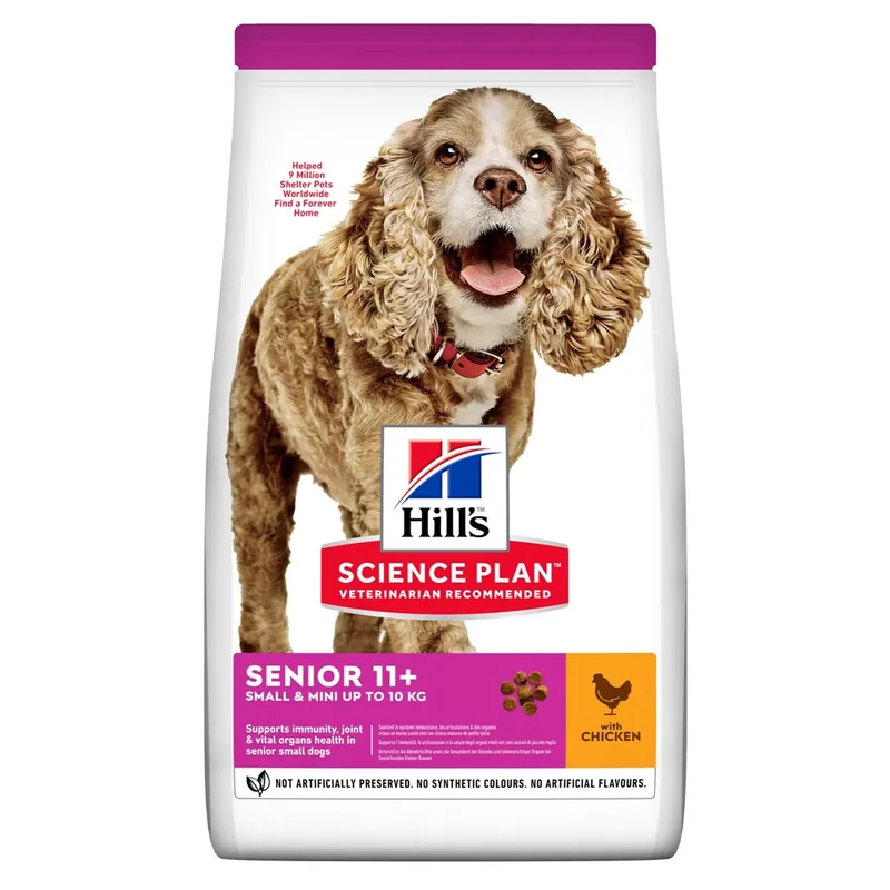 Expressleverans Hill‘s Science Plan Canine Senior Small & Mini Chicken 1,5kg