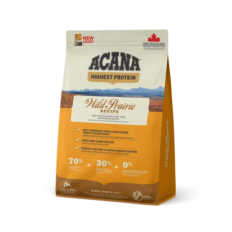 Torrfoder Wild Prairie till Hund - 2 kg Köp online