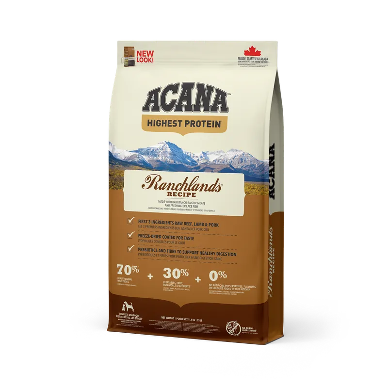 Torrfoder Ranchlands till Hund - 11,4 kg Snabb leverans