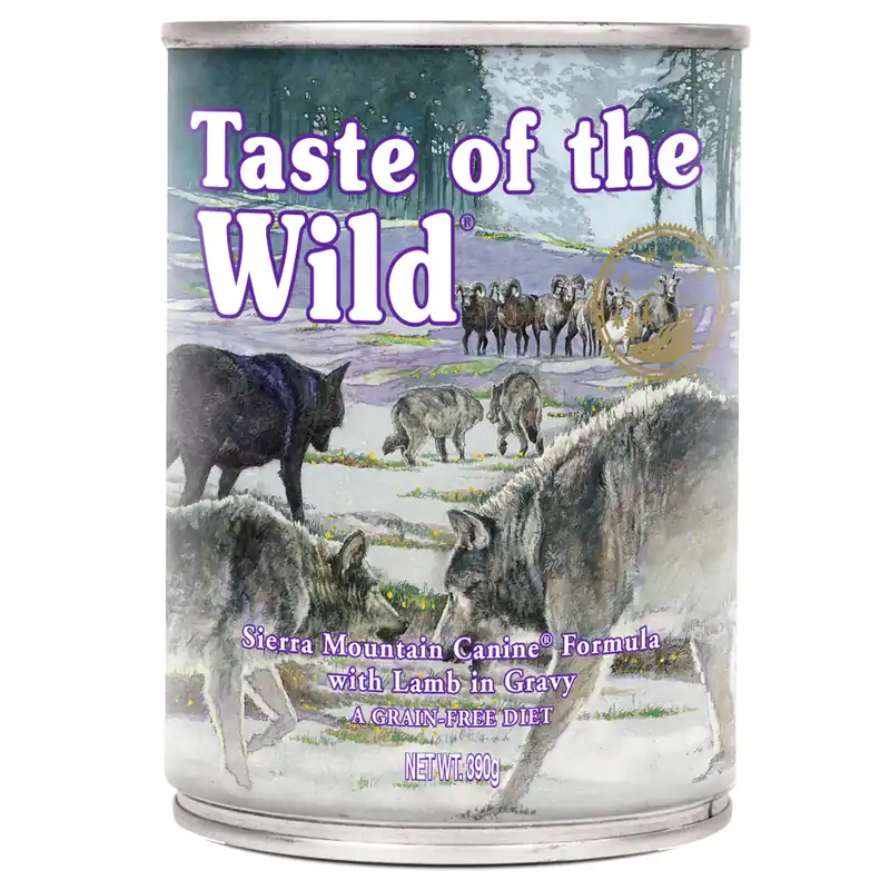Beställ idag Taste of the Wild - Sierra Mountain Canine - 6 x 390 g