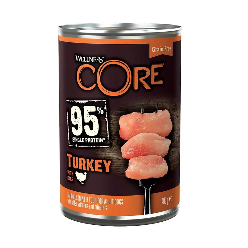 CORE Dog 95 Turkey & Kale 400 g Populär