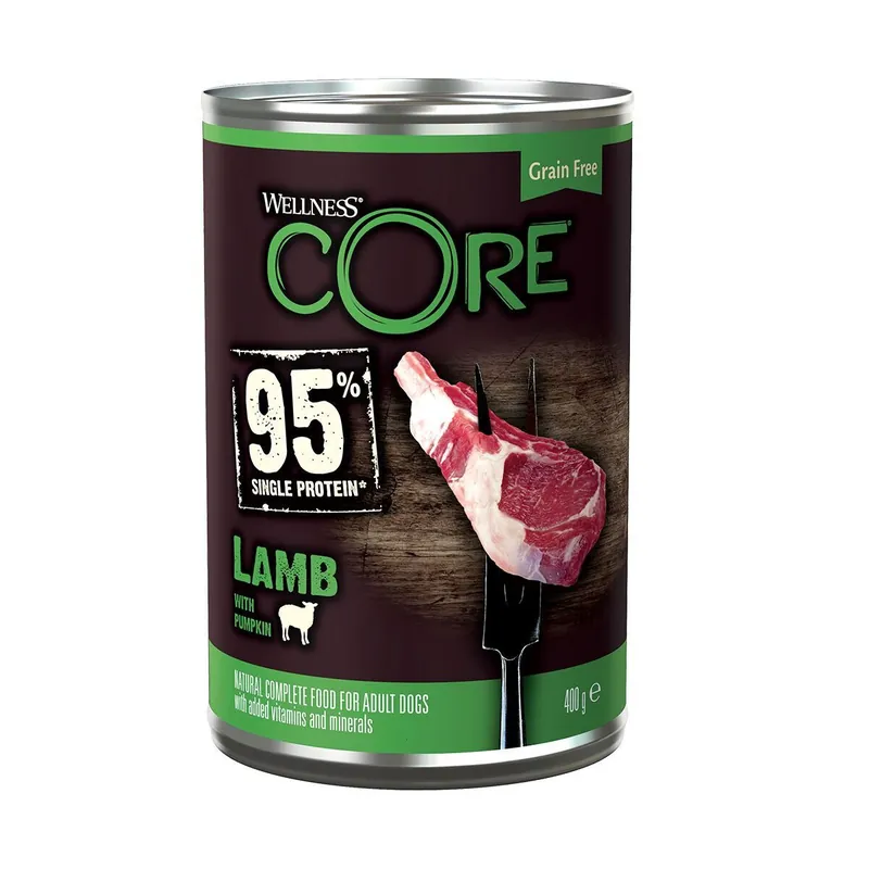 Endast denna vecka CORE Dog 95 Lamb & Pumpkin 400 g