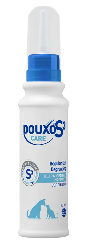 Billigare Douxo S3 Öronrengöring för Hund och Katt - 120 ml