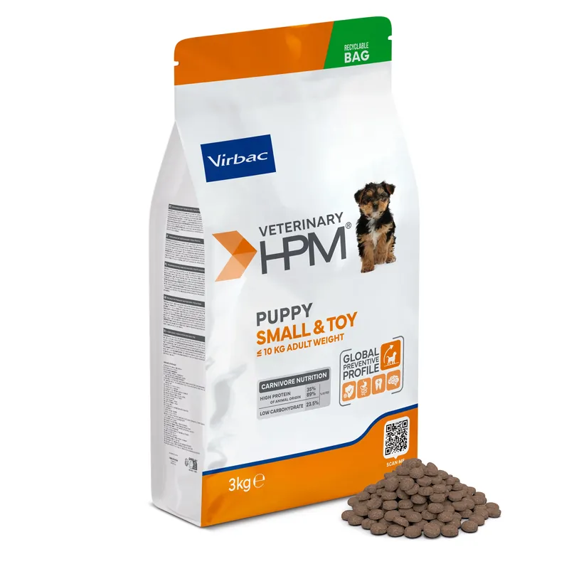 Virbac Dog Puppy Small & Toy torrfoder för hund 3 kg Erbjudandepris