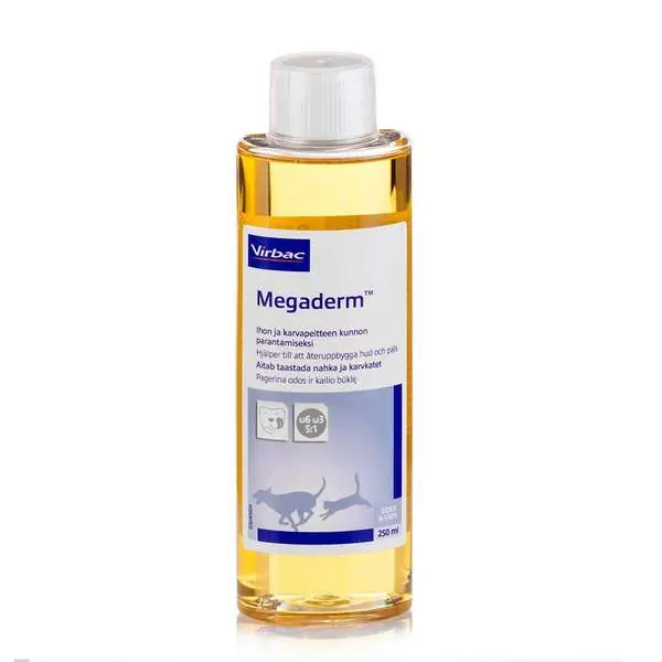 Lägg i varukorgen Megaderm oljetillskott för hund och katt 250 ml