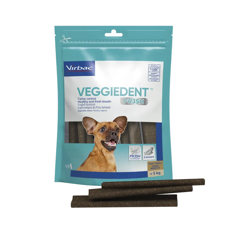 Virbac VeggieDent FR3SH® dentaltugg för hund Beställ nu
