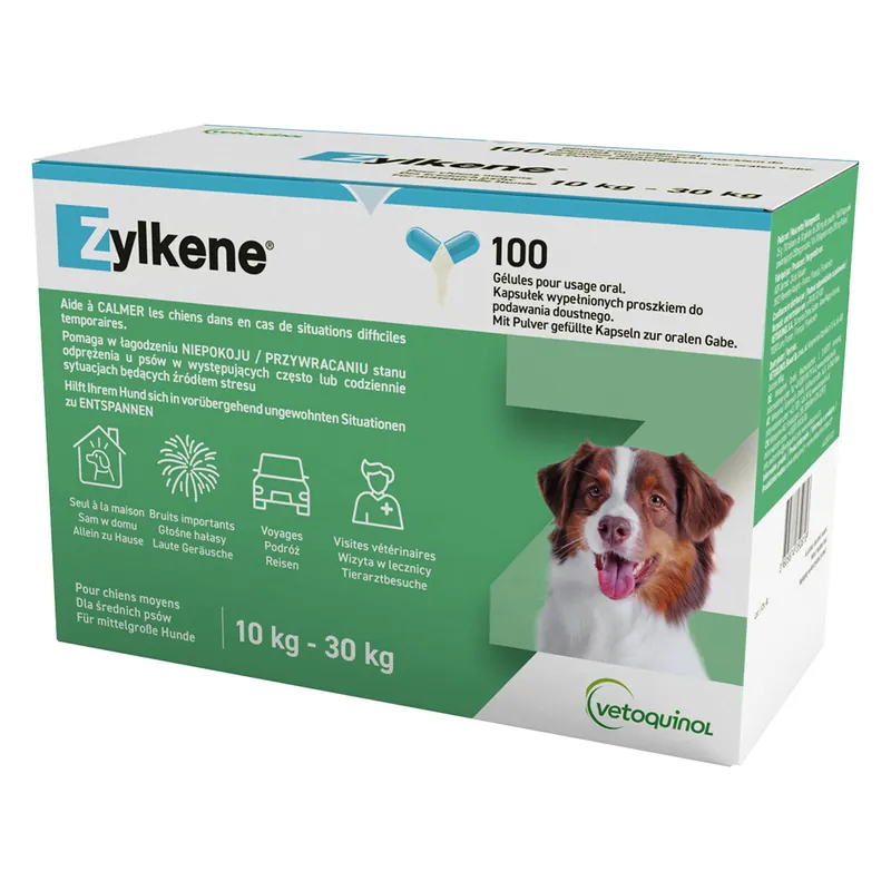 Zylkene kapslar 220 mg hund 10-30 kg - Ekonomipack 2 x 100 st Rabatt