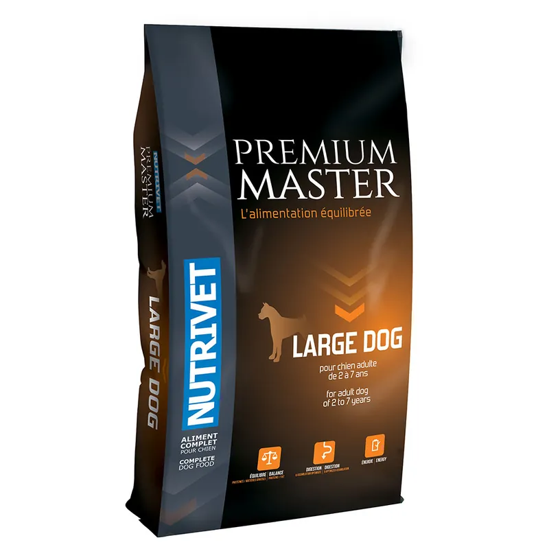 Rabatter Nutrivet Premium Master Large Dog - Ekonomipack 2 x 15 kg
