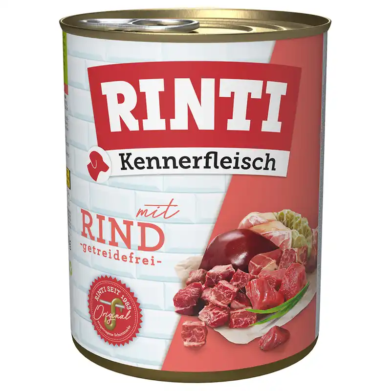 Utförsäljning RINTI Kennerfleisch 6 x 800 g - Nötkött