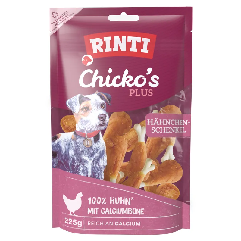 RINTI Chicko‘s Plus kycklinglår med kalcium - 225 g Rea
