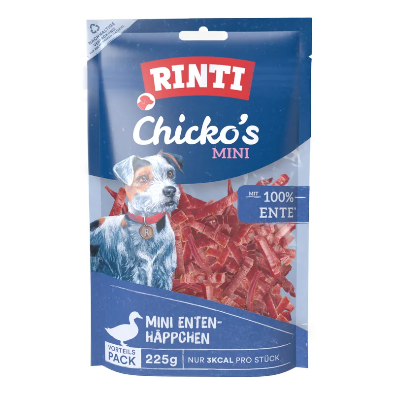 RINTI Chicko‘s Mini - Ankbitar 225 g Populärt val