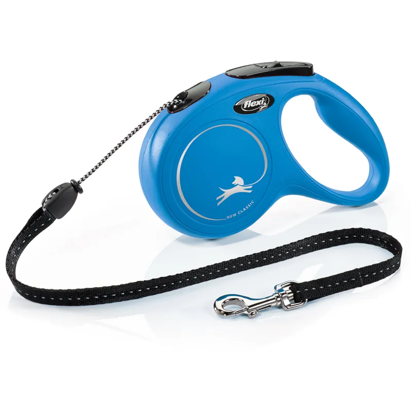 Utförsäljning flexi Classic repkoppel blått, 5 m - Storlek M upp till 20 kg