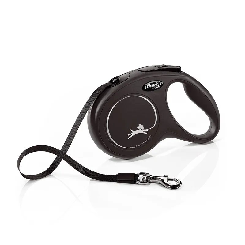 Sista chansen flexi New Classic Tape bandkoppel M svart, 5 m - New Classic bandkoppel M svart, 5 m