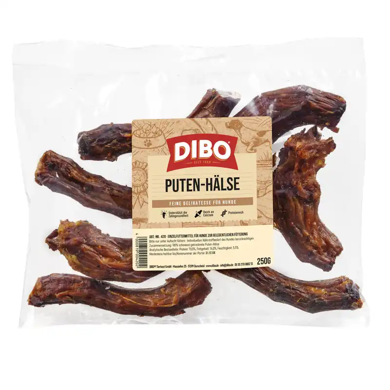 Sänkt pris DIBO kalkonhals - 250 g