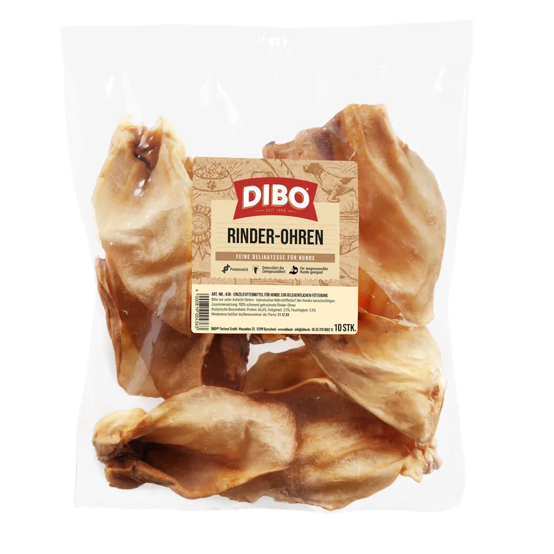 Endast idag DIBO nötkreatursöron - 10 stycken