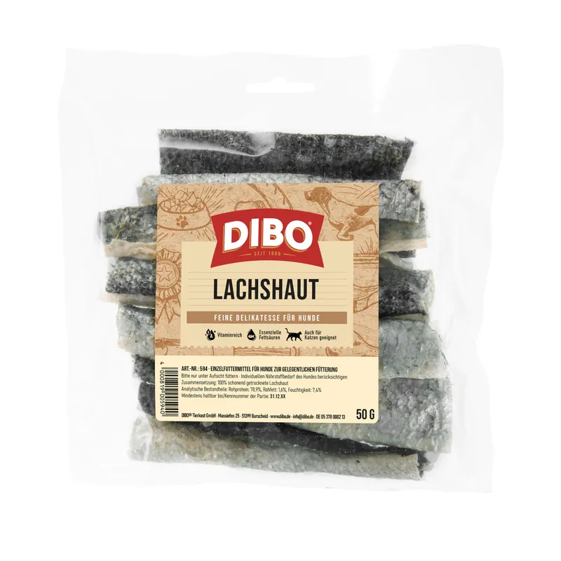 DIBO laxhud - Ekonomipack 4 x 50 g Lägg i varukorgen