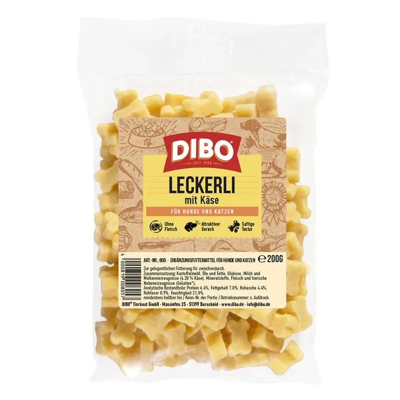 Nyhet DIBO snack med ost - Ekonomipack 6 x 200 g
